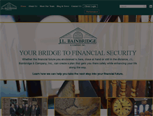 Tablet Screenshot of jlbainbridge.com